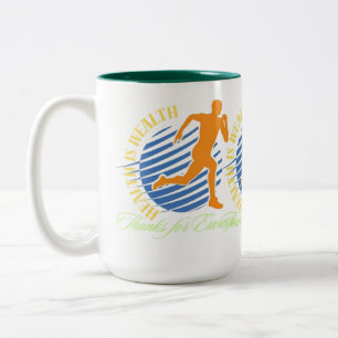 Health Two-Tone Coffee Mug