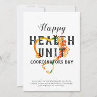 Health Unit Coordinator Appreciation Gift Custom