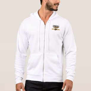 Health x Wealth Movement Bold Yellow Manifesto Zip Hoodie