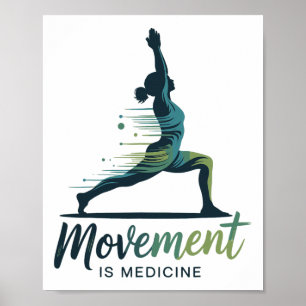 Health Yoga Exercise Rehabilitation Sports Medicin Poster