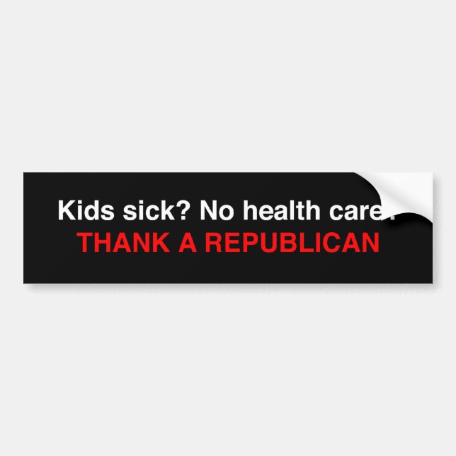 Healthcare Bumper Sticker (Front)