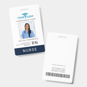 Healthcare Company Logo Staff Employee Photo ID Badge