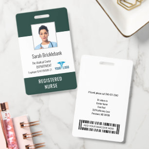 Healthcare Employees Nurse Photo ID Badge