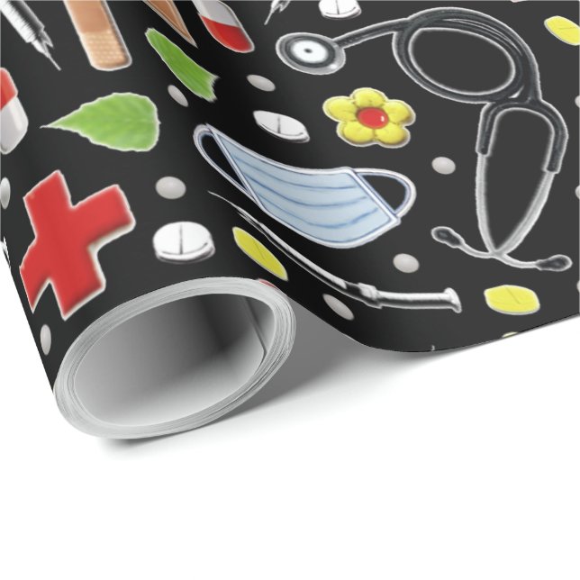 Healthcare Gift Wrapping Paper (Roll Corner)
