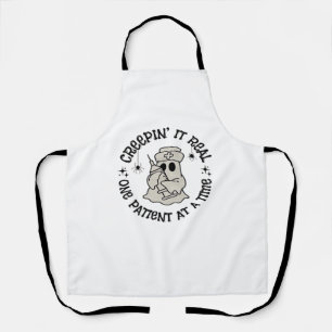Healthcare Halloween, Creeping It Real One Patient Apron