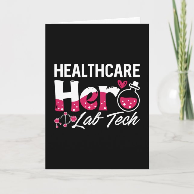 Healthcare Hero Lab Tech Laboratory Technician Card (Front)
