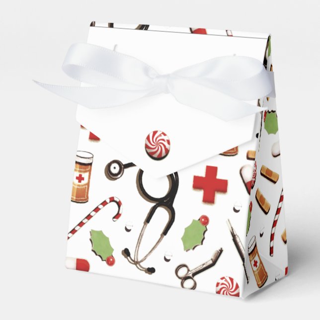 Healthcare Holiday Gifts Favour Box (Front Side)