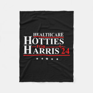 Healthcare Hotties For Harris 24 Design  Fleece Blanket
