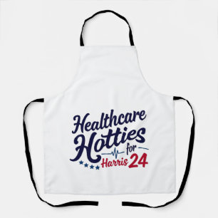 Healthcare Hotties for Harris 24 Election Kamala Apron