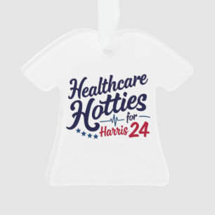 Healthcare Hotties for Harris 24 Election Kamala  Ornament