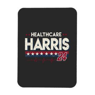 HealthCare Hotties For Harris 24 Kamala Walz Nurse Magnet