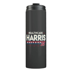 HealthCare Hotties For Harris 24 Kamala Walz Nurse Thermal Tumbler