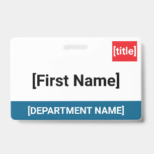 Healthcare ID Badge