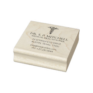 HEALTHCARE MEDICAL PROFESSIONAL DETAILS SELF-INKIN RUBBER STAMP