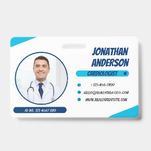 Healthcare Nurse Photo ID Badge Card