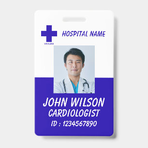 Healthcare Nurse Photo ID Badge Card