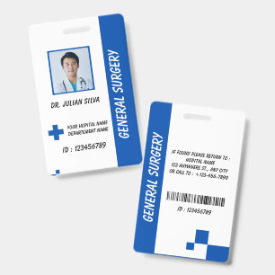Healthcare Nurse Photo ID Badge Card
