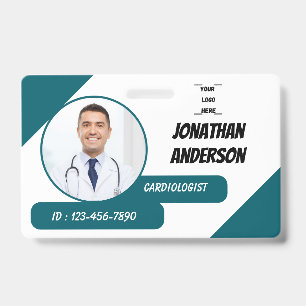 Healthcare Nurse Photo ID Badge Card