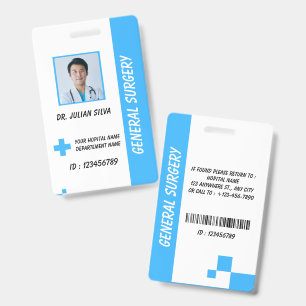 Healthcare Nurse Photo ID Badge Card