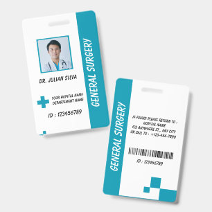 Healthcare Nurse Photo ID Badge Card