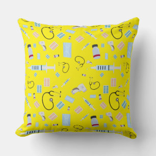 Healthcare Physician Medical Supplies Pattern Cushion