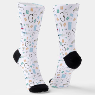 Healthcare Physician Medical Supplies Pattern Socks