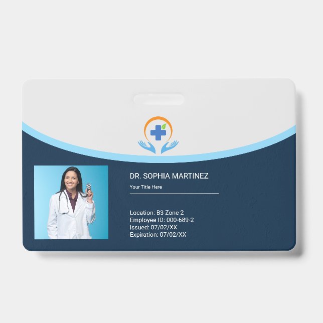 Healthcare Professional ID Badge (Front)