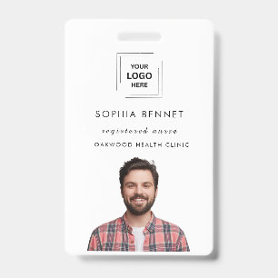 Healthcare Professional Staff Identity Design ID Badge