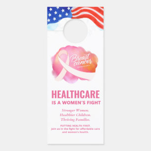 Healthcare Women’s Fight Awareness Fundraiser 2026 Door Hanger