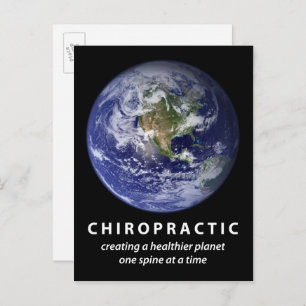 Healthier Planet Chiropractic Postcard