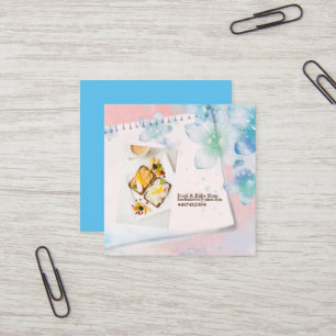 Healthy Bread Breakfast Food, Baker Business Card