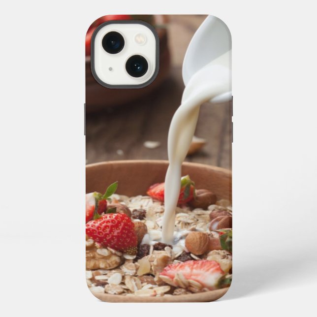 Healthy breakfast iPhone case (Back)