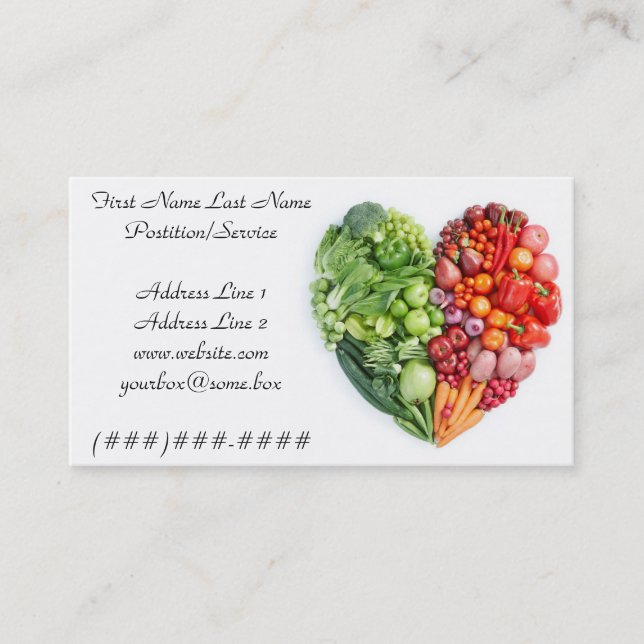 Healthy Business Card (Front)
