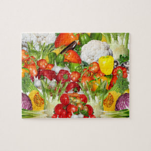 Healthy Colourful Veggie Selction Jigsaw Puzzle