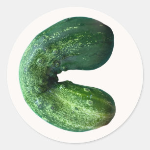 Healthy Cucumber - Eat Fresh Food!  Classic Round Sticker