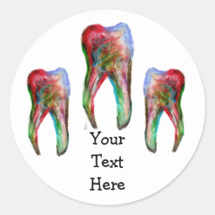 Healthy Dental Tooth Sticker