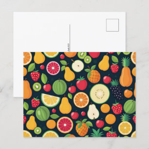 Healthy diet, Postcrossing Postcard