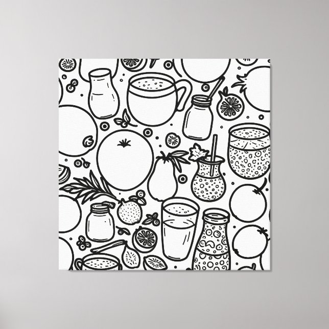 Healthy Drinks Print Novelty: Wall Art (Front)