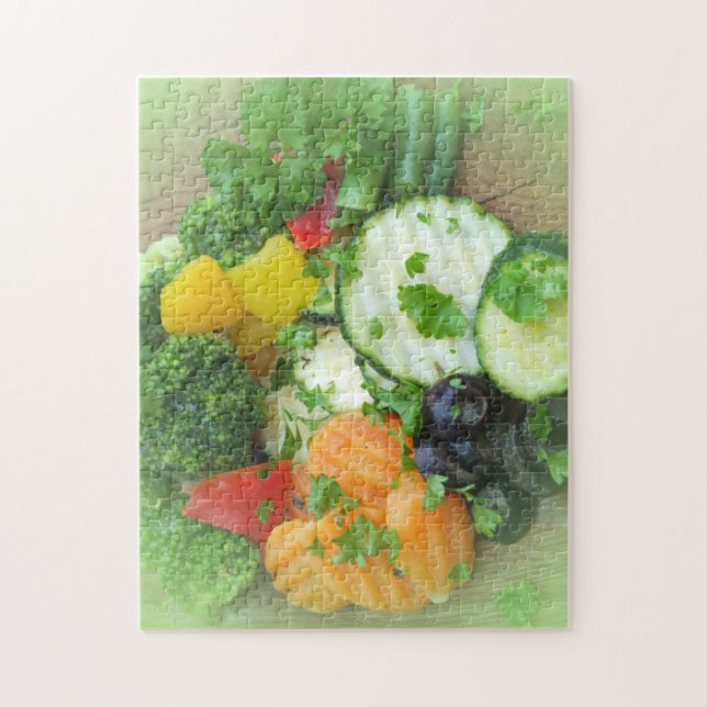 Healthy eating background  jigsaw puzzle (Vertical)
