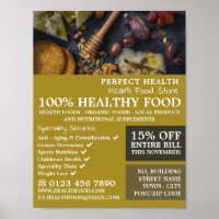 Healthy Food, Health Food Store Advertising