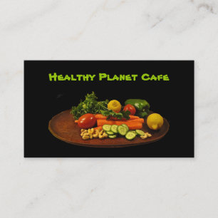 Healthy Foods Restaurant Business Card