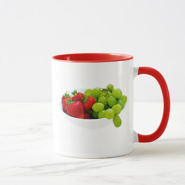 Healthy Fruit Salad Destiny Whimsical Mug (Right)