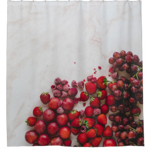 Healthy Fruits Shower Curtain