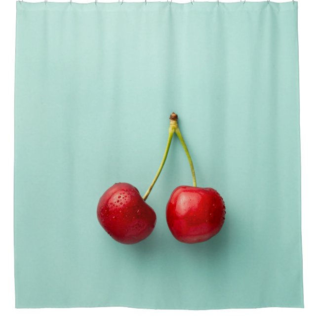 Healthy Fruits Shower Curtain (Front)
