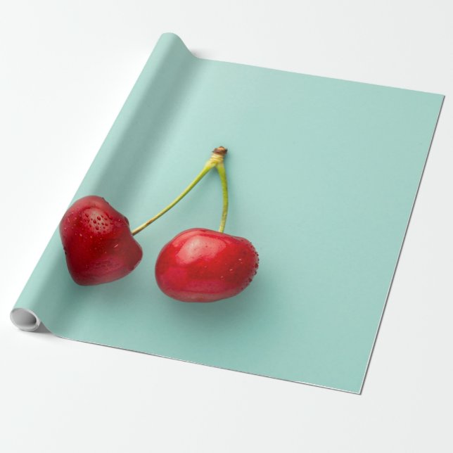 Healthy Fruits Wrapping Paper (Unrolled)