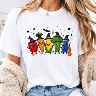 Healthy Halloween vegetable food design T-Shirt