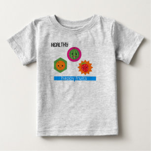 Healthy Happy Fruits Baby T-Shirt