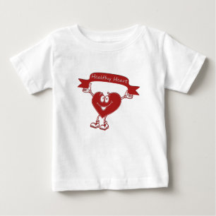 Healthy Heart man awareness symbol cardiology Baby T-Shirt