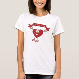 Healthy Heart man  awareness symbol cardiology T-Shirt