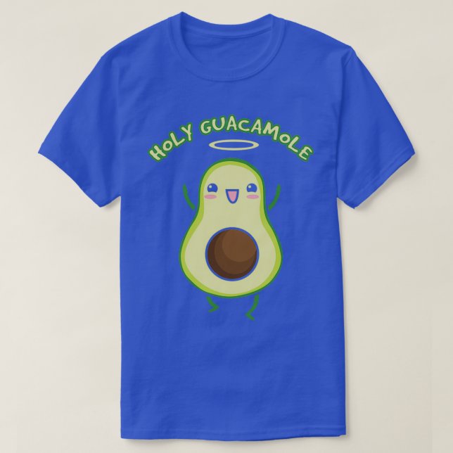 Healthy Holy Guacamole Avocado Vegan Market T-Shirt (Design Front)